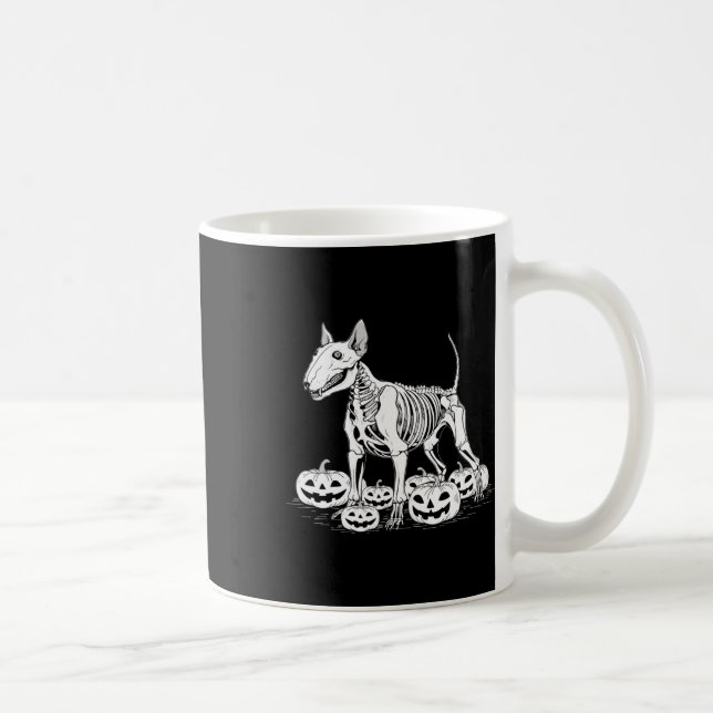 Mug Terrier Skeleton Anniversaire Halloween Hommes Fem (Droite)