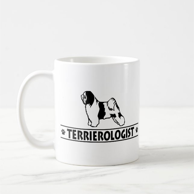 Mug Terrier tibétain humoristique (Gauche)