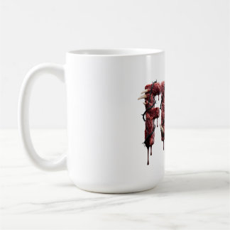 Mug Terrorisme de viande sanglante feral Typographie G