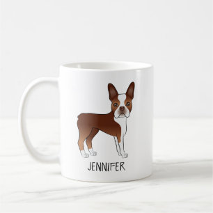 Mug Tervueren Boston Terrier Mignon Chien de Dessin An