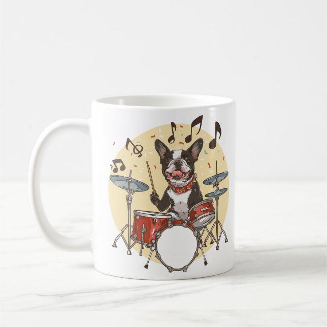 Mug Tervueren de Boston Jouant de la Batterie (Gauche)
