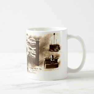 Mug Tesla en-tête vintage