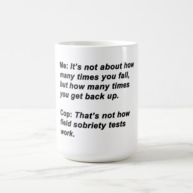 Mug Test de Sobriété (Centre)