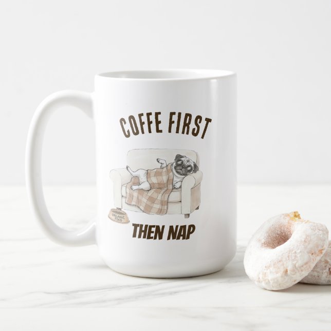 Mug Testeur de Canapé Professionnel – Collection Cozy  (Avec donut)