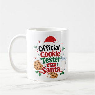 Mug Testeur de cookies officiel pour les fêtes de Noël