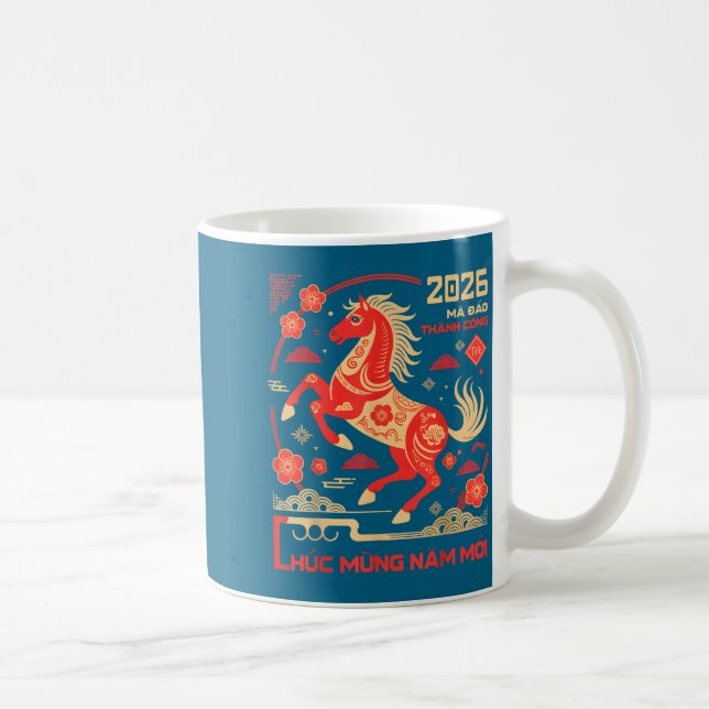 Mug Tet 2026 Year Of The Horse Vietnamese Lunar New Ye (Droite)