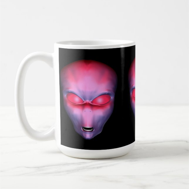Mug Tête Alien rose (Gauche)