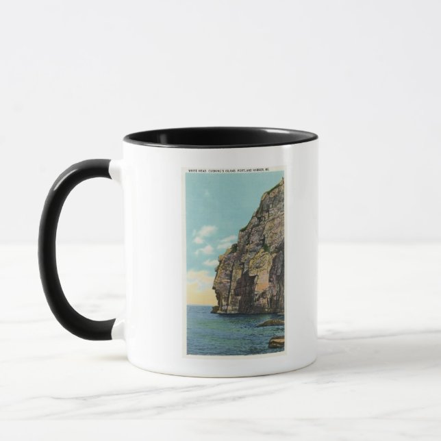 Mug Tête blanche dans le port de Portland (Gauche)