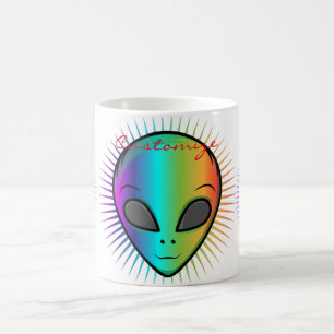 Mug Tête d'Alien psychédélique Tonnerre_Cove