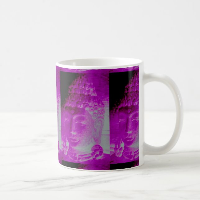 Mug tête de bouddha pourpre (Droite)