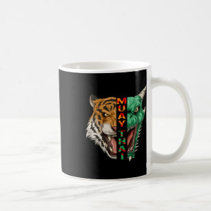 Mug Tête de dragon et de tigre - Cadeau Muay Thai et k
