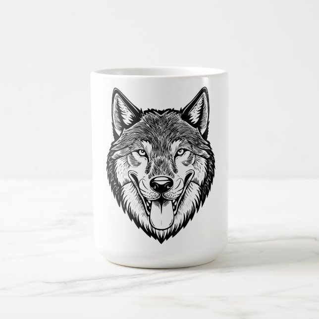 Mug Tête de loup de face (Centre)