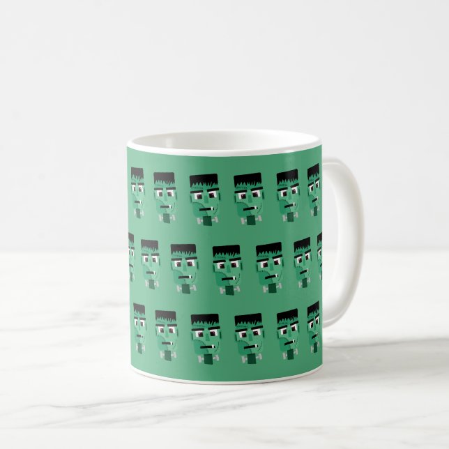 Mug Tête de monstre de Frankenstein (Devant droit)