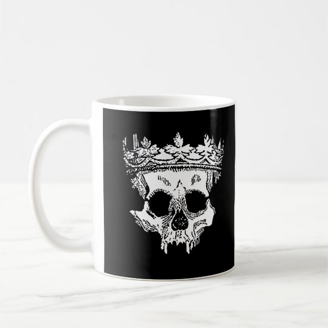 Mug Tête de squelette déplaisante sur (Gauche)