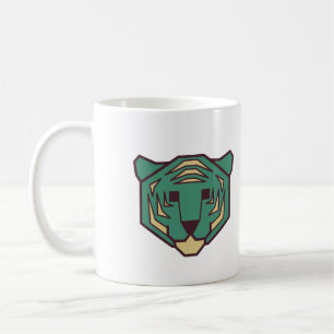 Mug Tête de tigre bleue