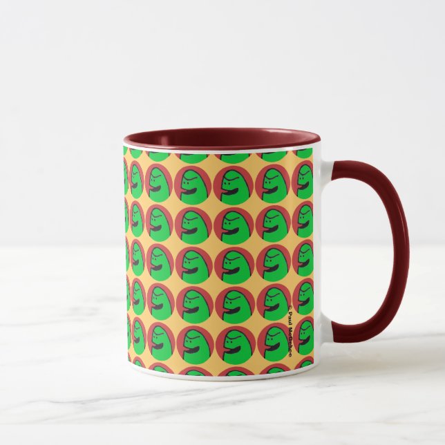 Mug "Tête de Weenii" vert Weenii (Droite)