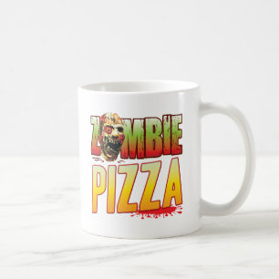 Mug Tête de zombi de pizza