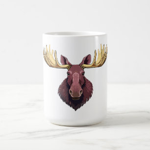 Mug Tête d'élan mâle