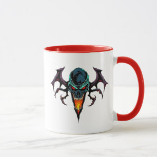 Mug Tête démoniaque effrayante.