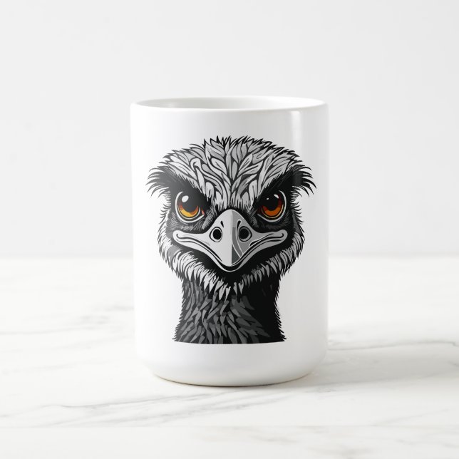 Mug Tête d'oiseau émeu (Centre)