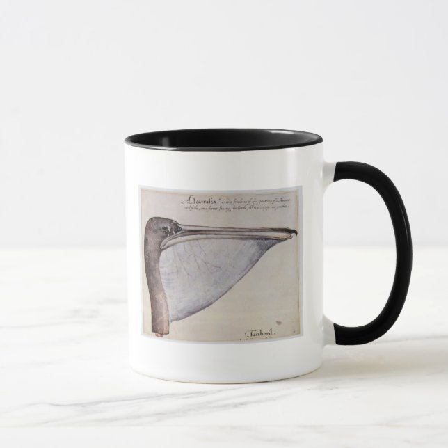 Mug Tête d'un pélican Brown (Droite)