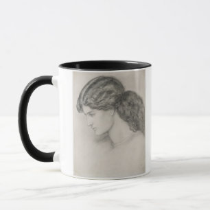 Mug Tête d'une femme, 1861 (crayon sur le papier)