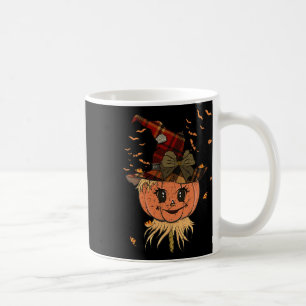 Mug Tête et chapeau de faucheur de citrouille automne