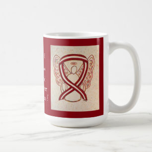 Mug Tête et cou Sensibilisation au cancer Ribbon Café 