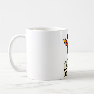 Mug tête et épaules au-dessus du reste drôle girafe
