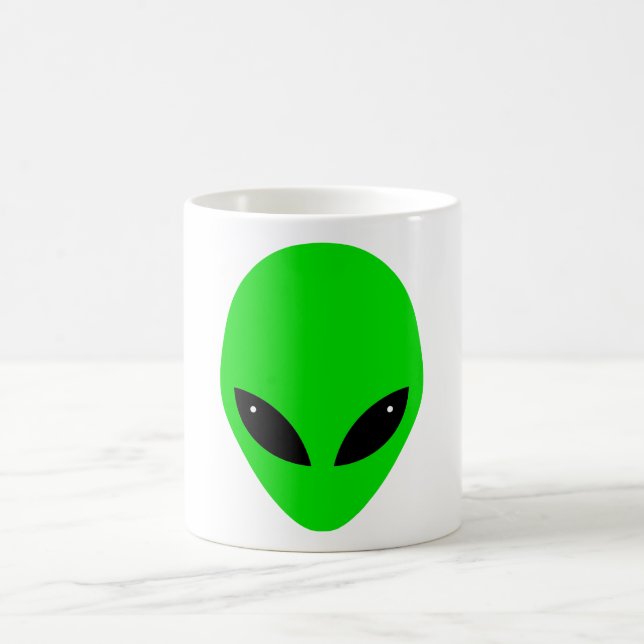 Mug Tête étrangère verte (Centre)
