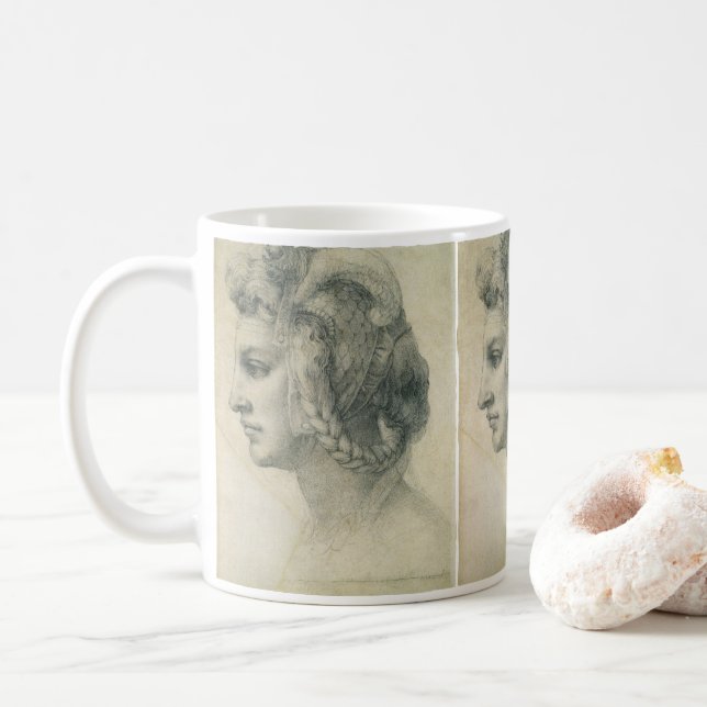 Mug Tête idéale d'une femme par Michelangelo (Avec donut)