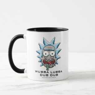 Mug Tête Pixelette Rick Drooling
