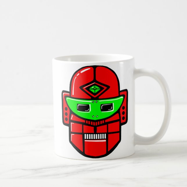 Mug Tête Robot Rétro (Droite)