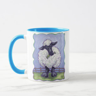 Mug Têtes de mouton mignonnes et Queues de cacao chaud