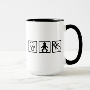 Mug Tétine de bébé de sage-femme