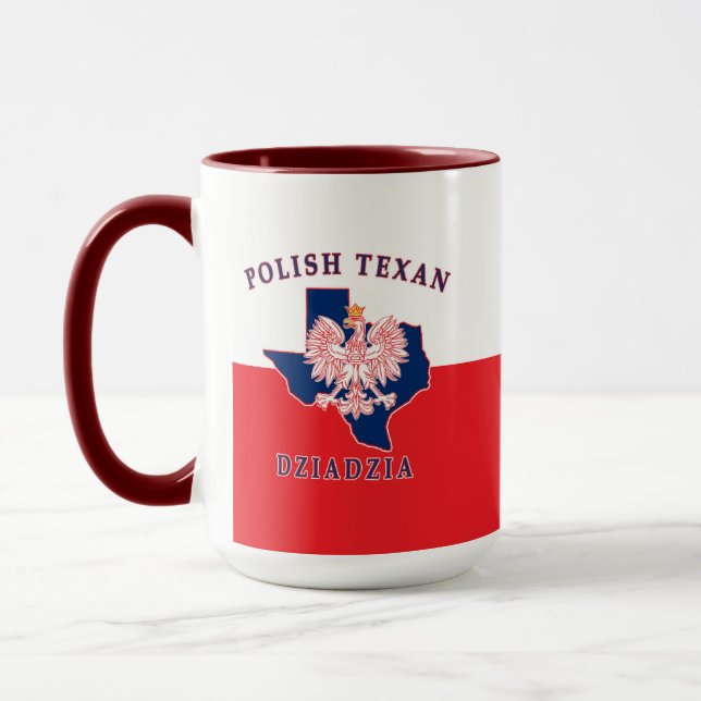 Mug Texan polonais Dziadzia (Gauche)