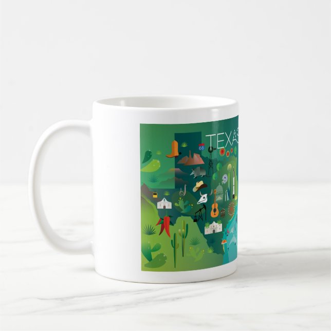 Mug Texas 11oz ou 15oz (Gauche)