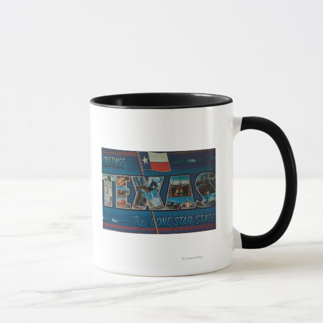 Mug Texas (Drapeau Lone-Star)Grandes Scènes (Droite)