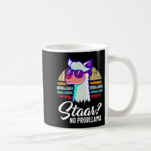 Mug Texas State Test Day Llama Alpaca pour les étudian
