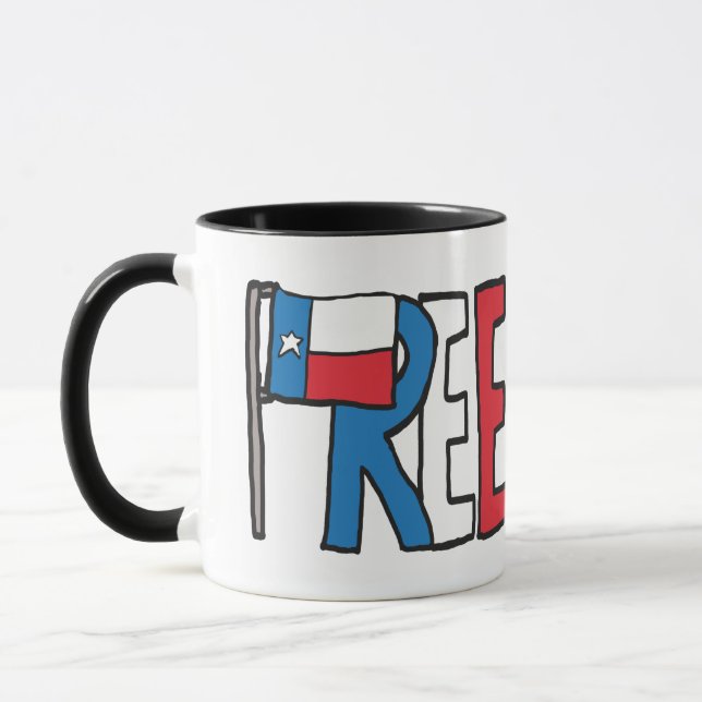 Mug Texas Texit gratuit (Gauche)