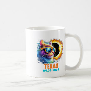 Mug Texas Total Solar Eclipse 2024 Cat Solar Eclipse G