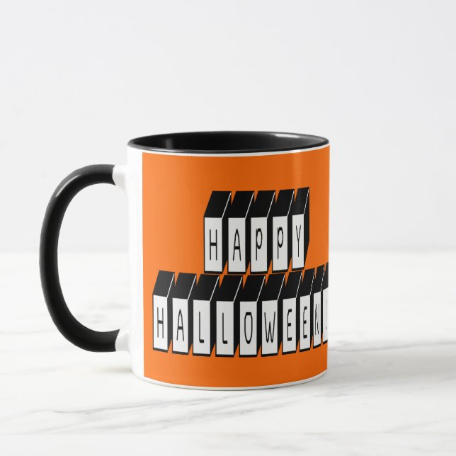Mug Texte bloc Halloween (Gauche)