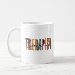 Mug Texte coloré de l'ergothérapeute