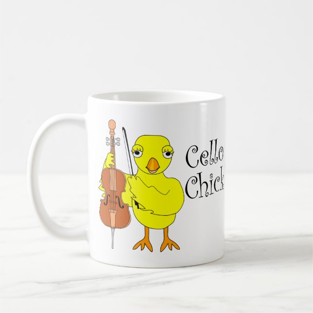 Mug Texte de la sélection de cello (Gauche)
