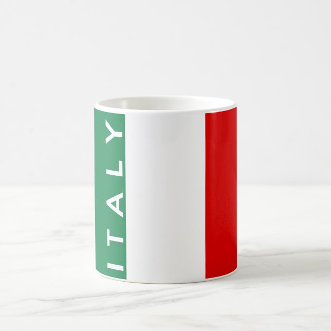 Mug texte de nom de symbole de drapeau de pays de (Centre)