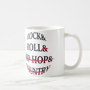 Mug Texte de roche et de rouleau