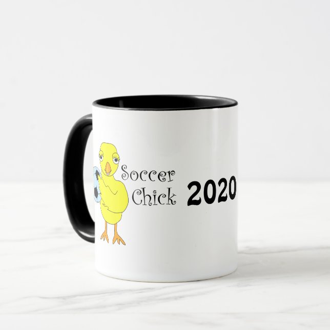 Mug Texte de sélection de football (Devant gauche)