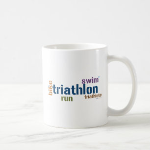 Mug Texte de triathlon