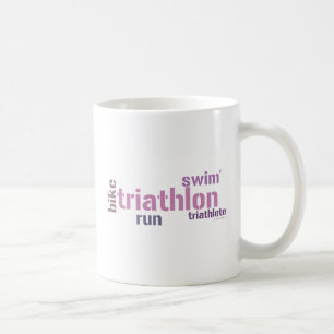 Mug Texte de triathlon