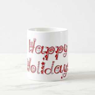 Mug Texte décoré Joyeuses Fêtes